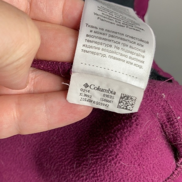 Columbia soft shell full zip jacket size medium - Picture 6 of 10